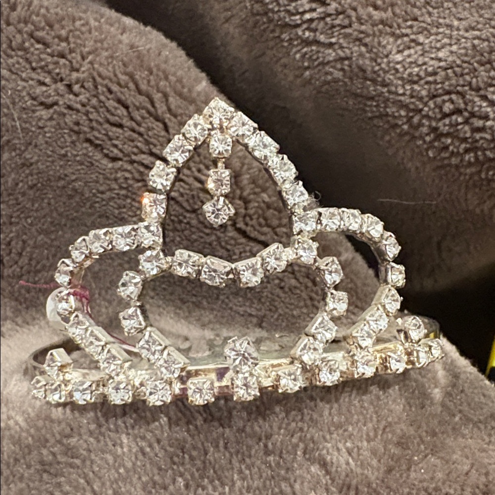 Sparkling Rhinestone Tiara 3” wide 
New
9/26